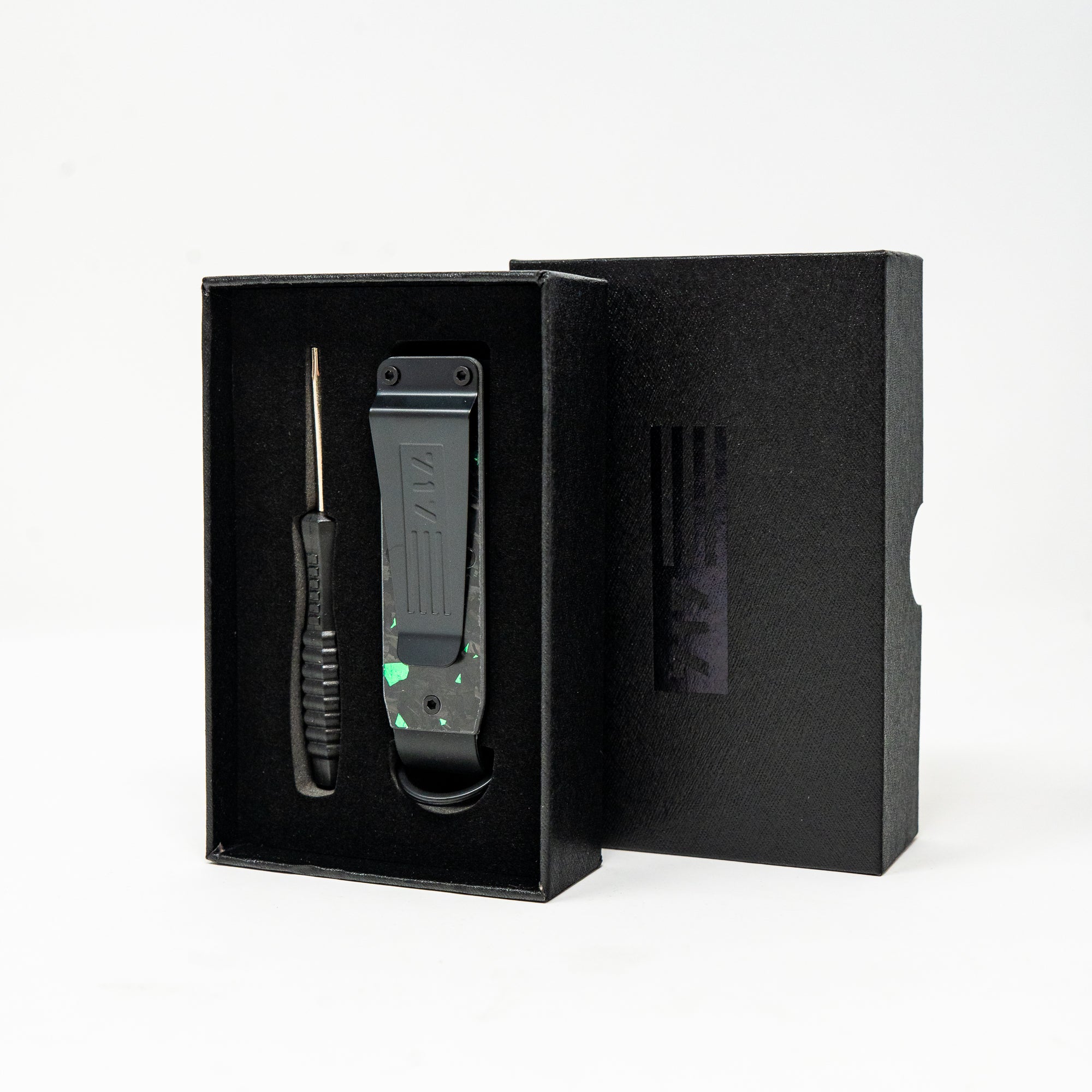 Green Carbon Forged Keycase Folder