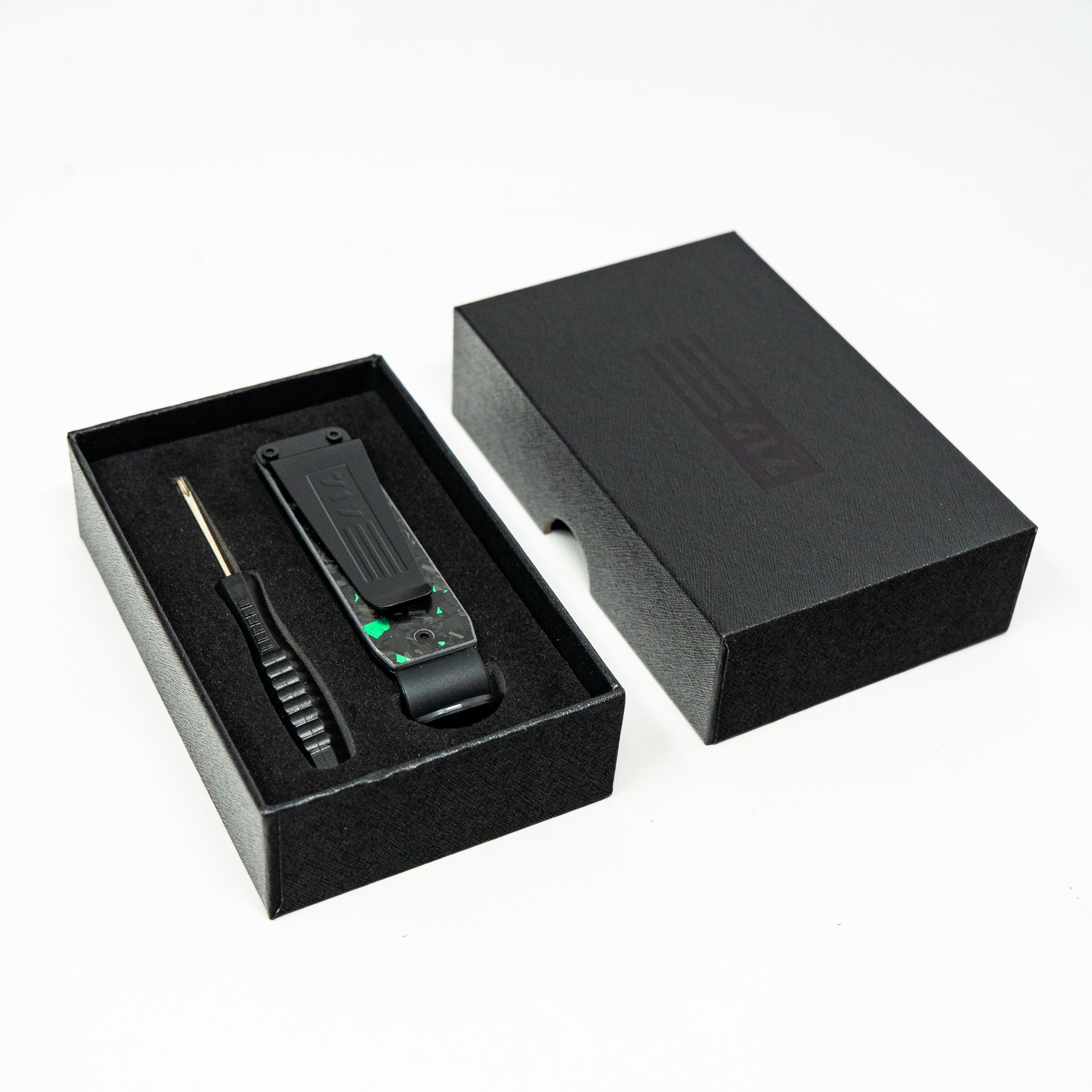 Green Carbon Forged Keycase Folder