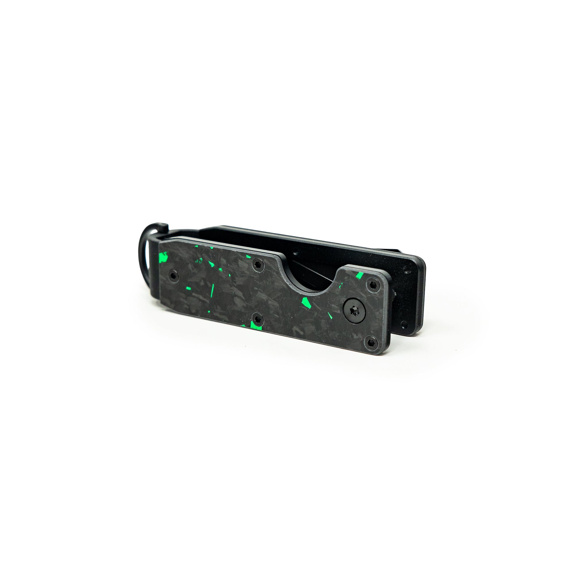 Green Carbon Forged Keycase Folder