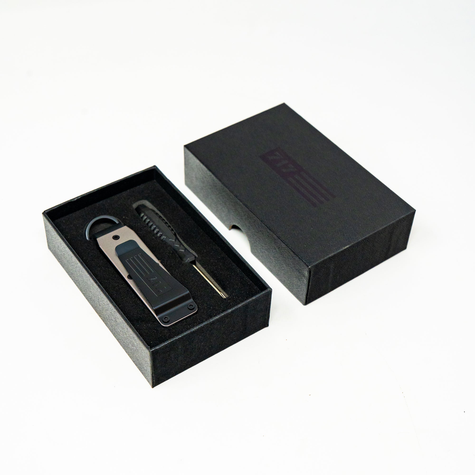 Grey Metal Keycase Folder