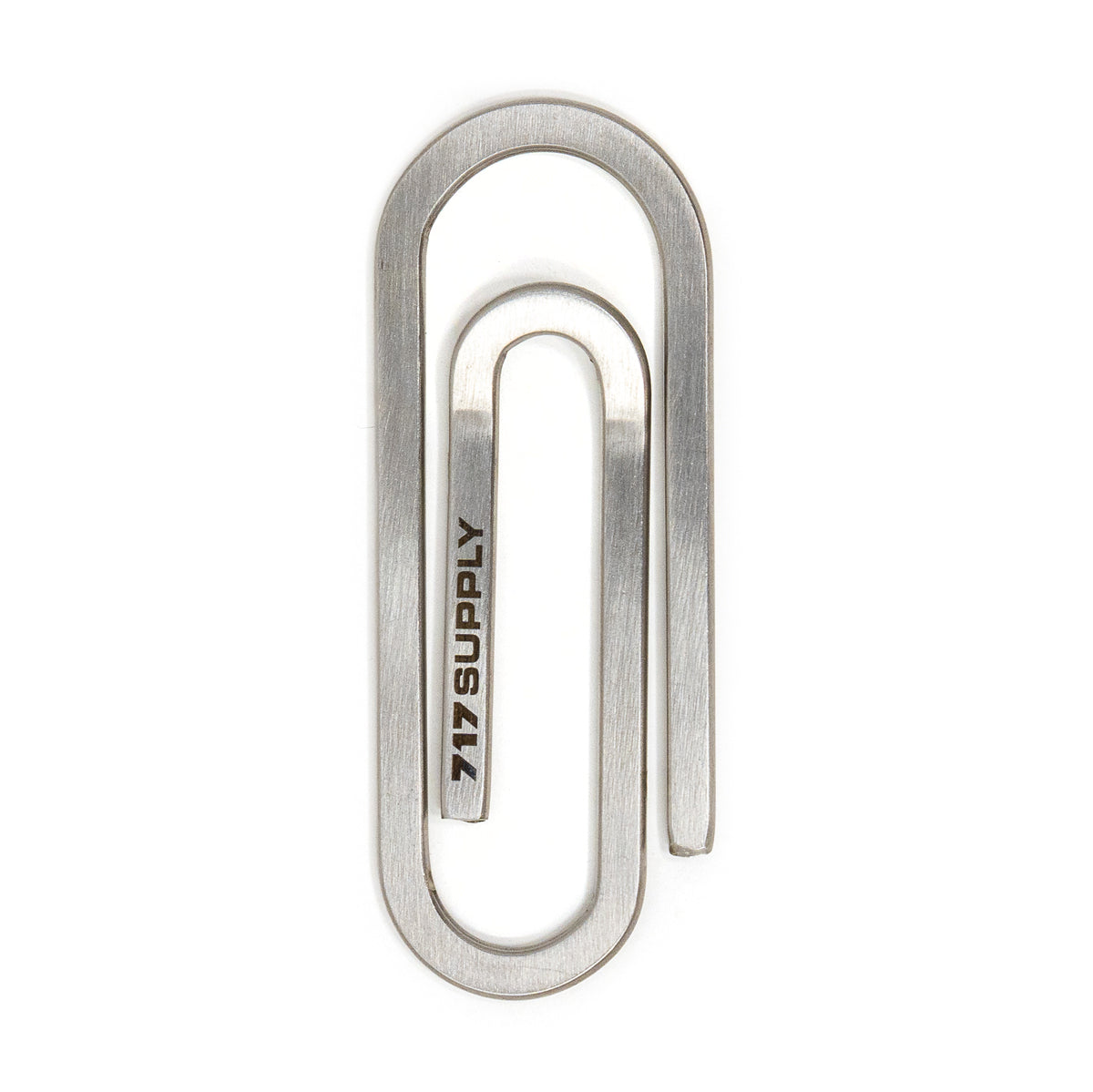 717 Supply Large Paperclip Money Clip - Silver