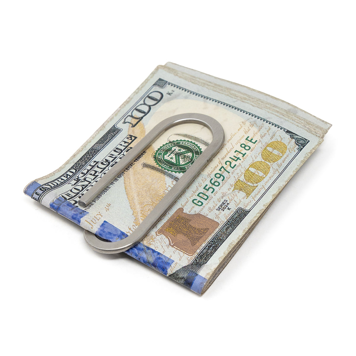 717 Supply Large Paperclip Money Clip - Silver