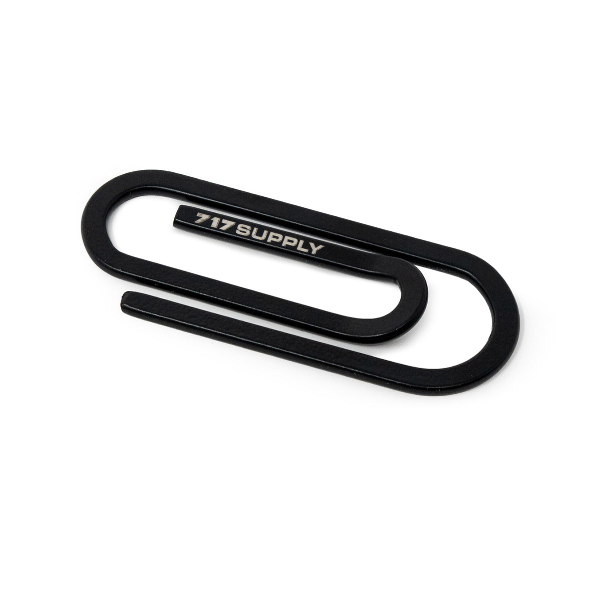 717 Supply Large Paperclip Money Clip - Black