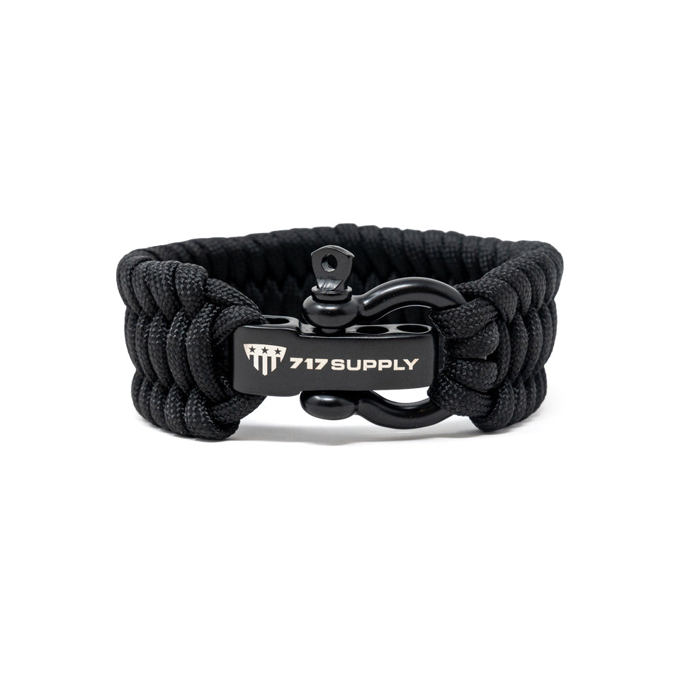 Black Paracord Bracelet
