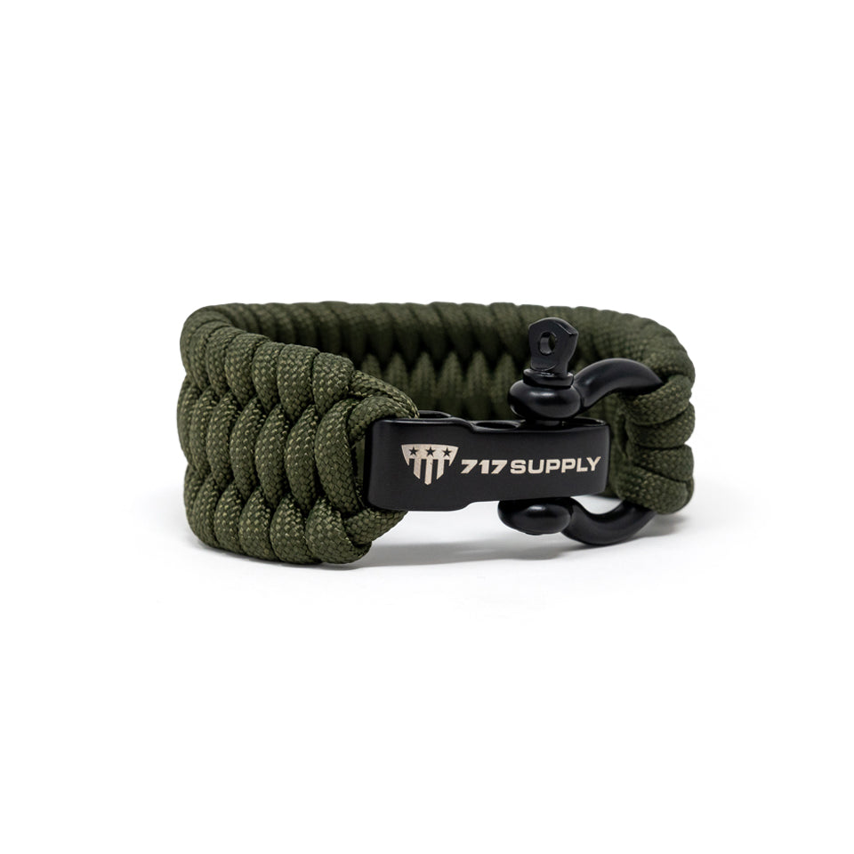 Green Paracord Bracelet