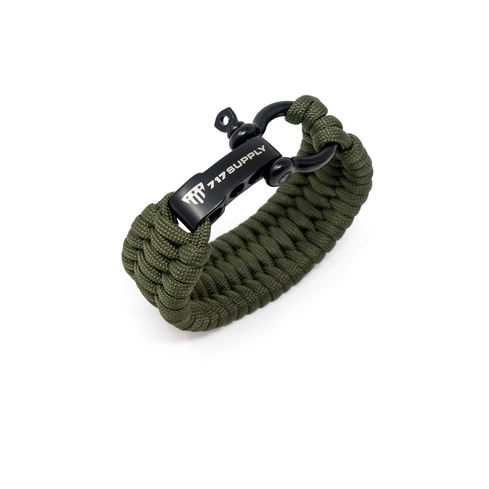 Green Paracord Bracelet