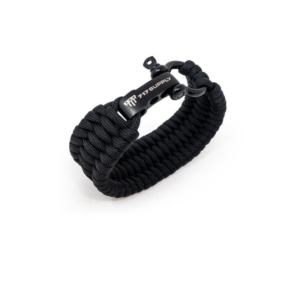Black Paracord Bracelet