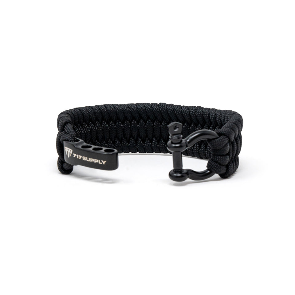 Black Paracord Bracelet