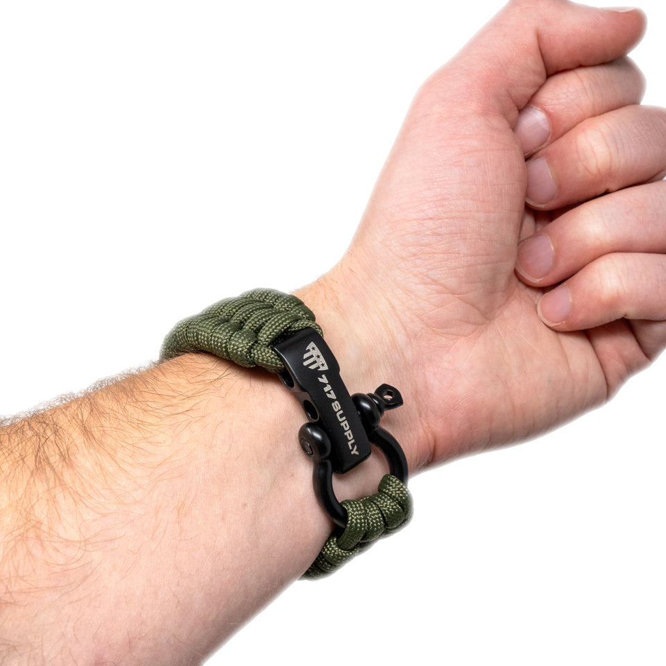 Green Paracord Bracelet