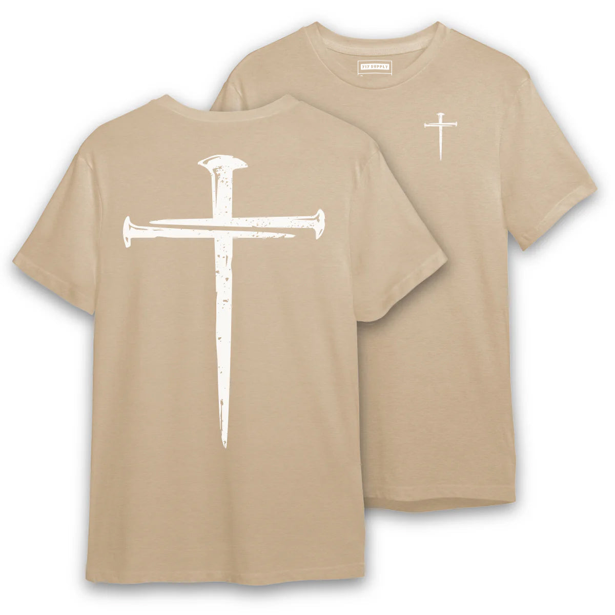 【Paragraph】25SS★ No.23 CROSS T SHIRT Nails Cross Shirt