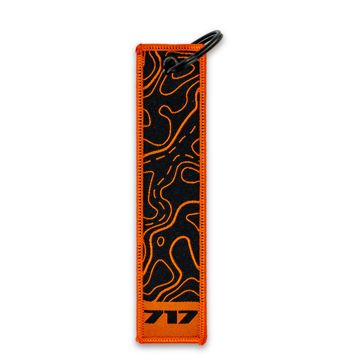 717 Orange Topo Keytag