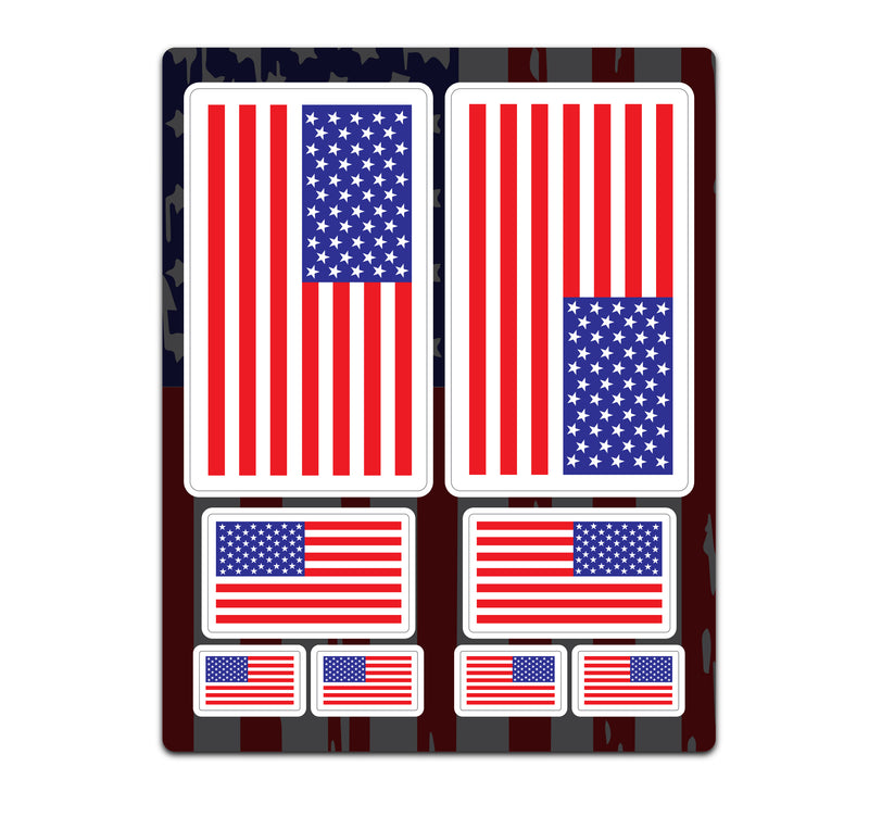 American Flag Sticker Sheet
