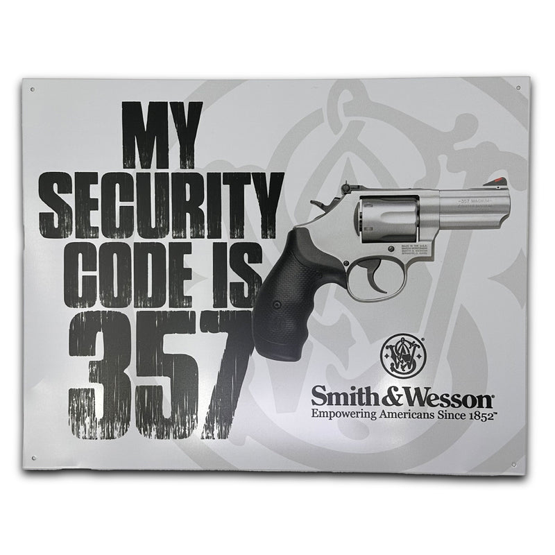 S&W Security Code Sign