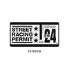 Street Racing Permit Sticker