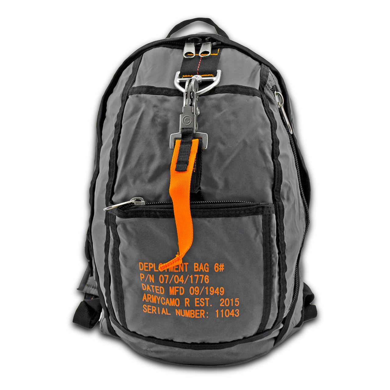 Tactical Parachute Backpack - Grey Sky