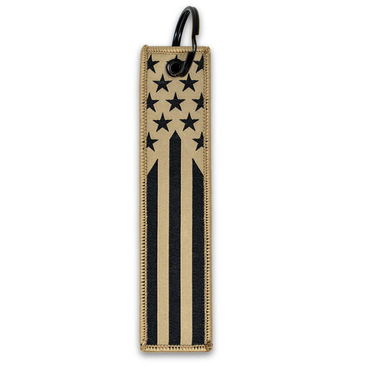 Beige Flag Keytag