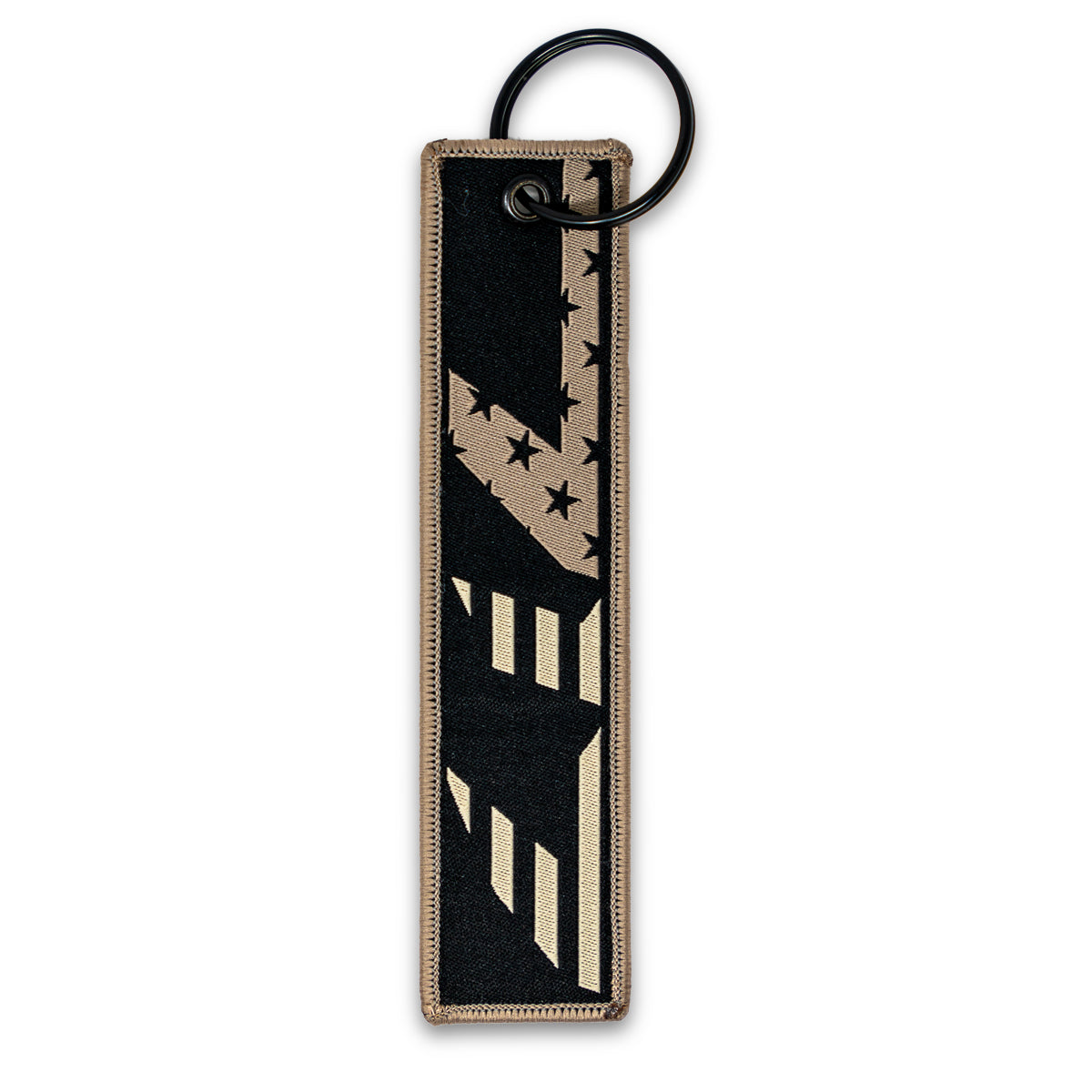 717 Flag Tan Keytag