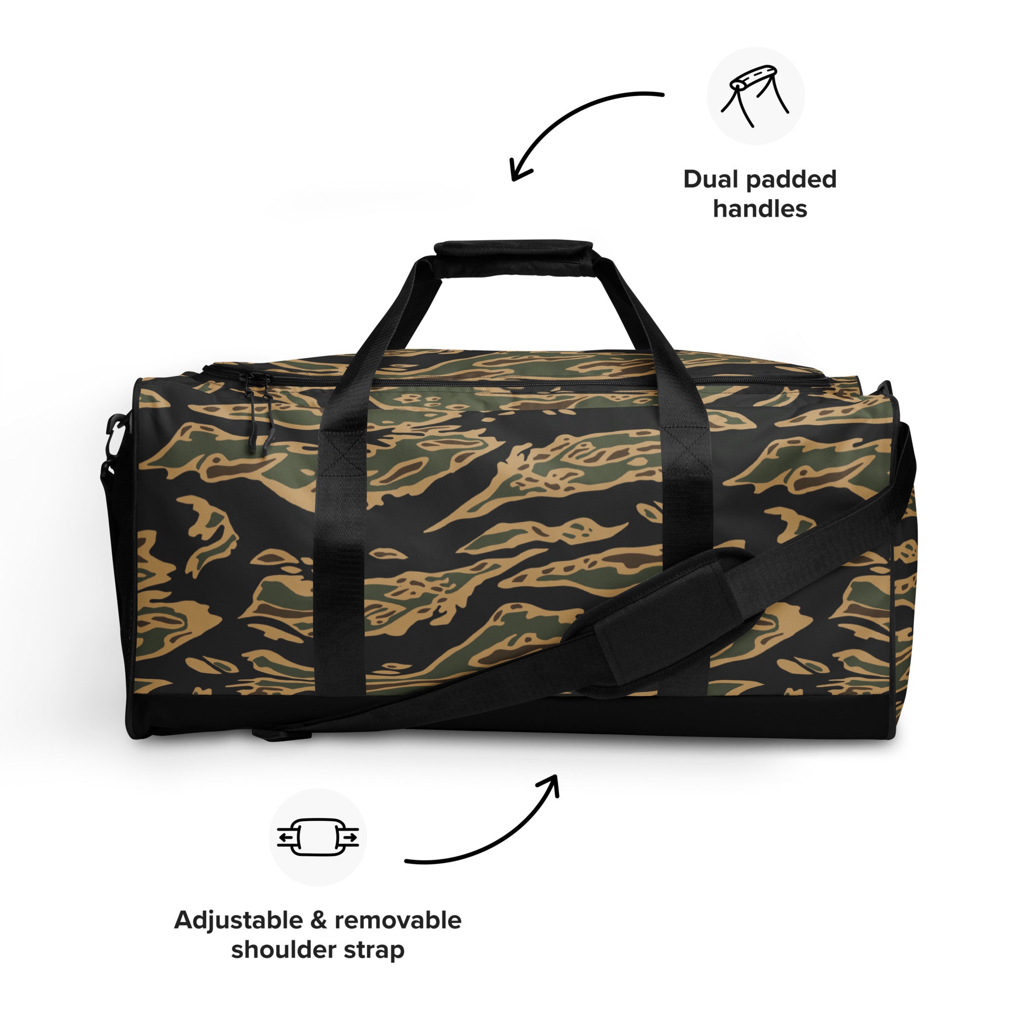 Tiger Camo Duffle Bag