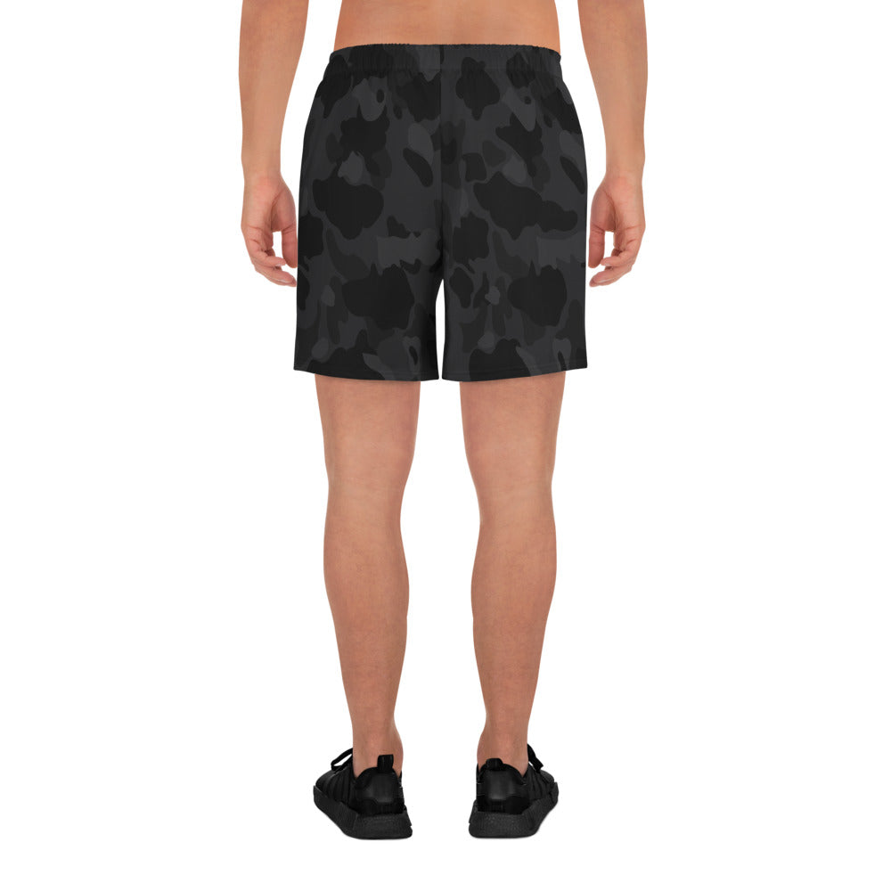 Black Frog Skin Shorts