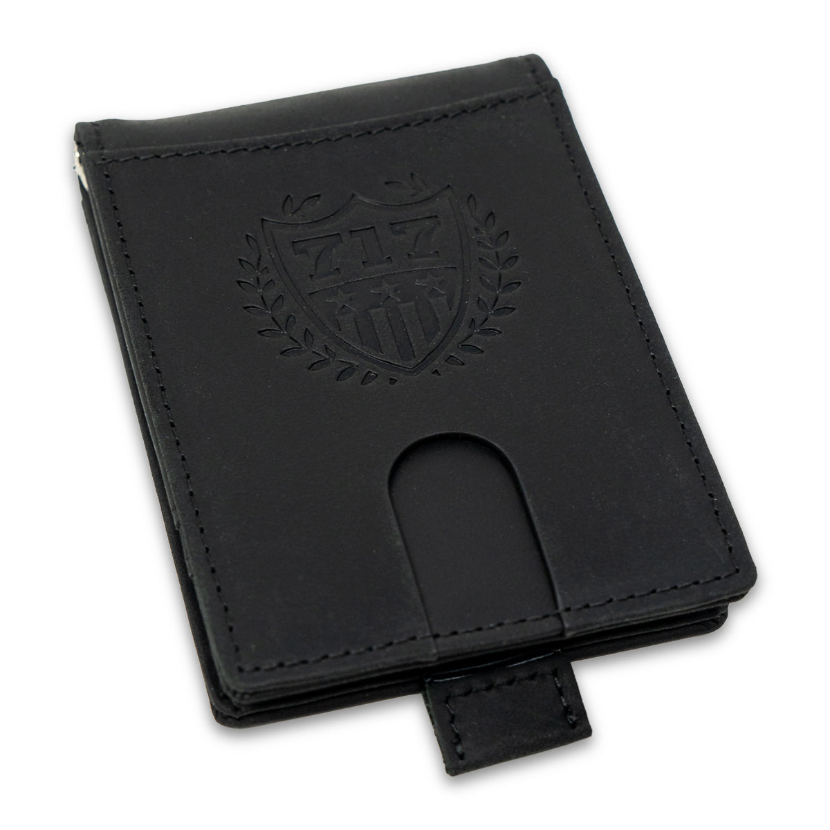 ブラック☆Middle Leather Wallet MOTO / モト | W2 MIDDLE WALLET / ミドルウォレット - Black