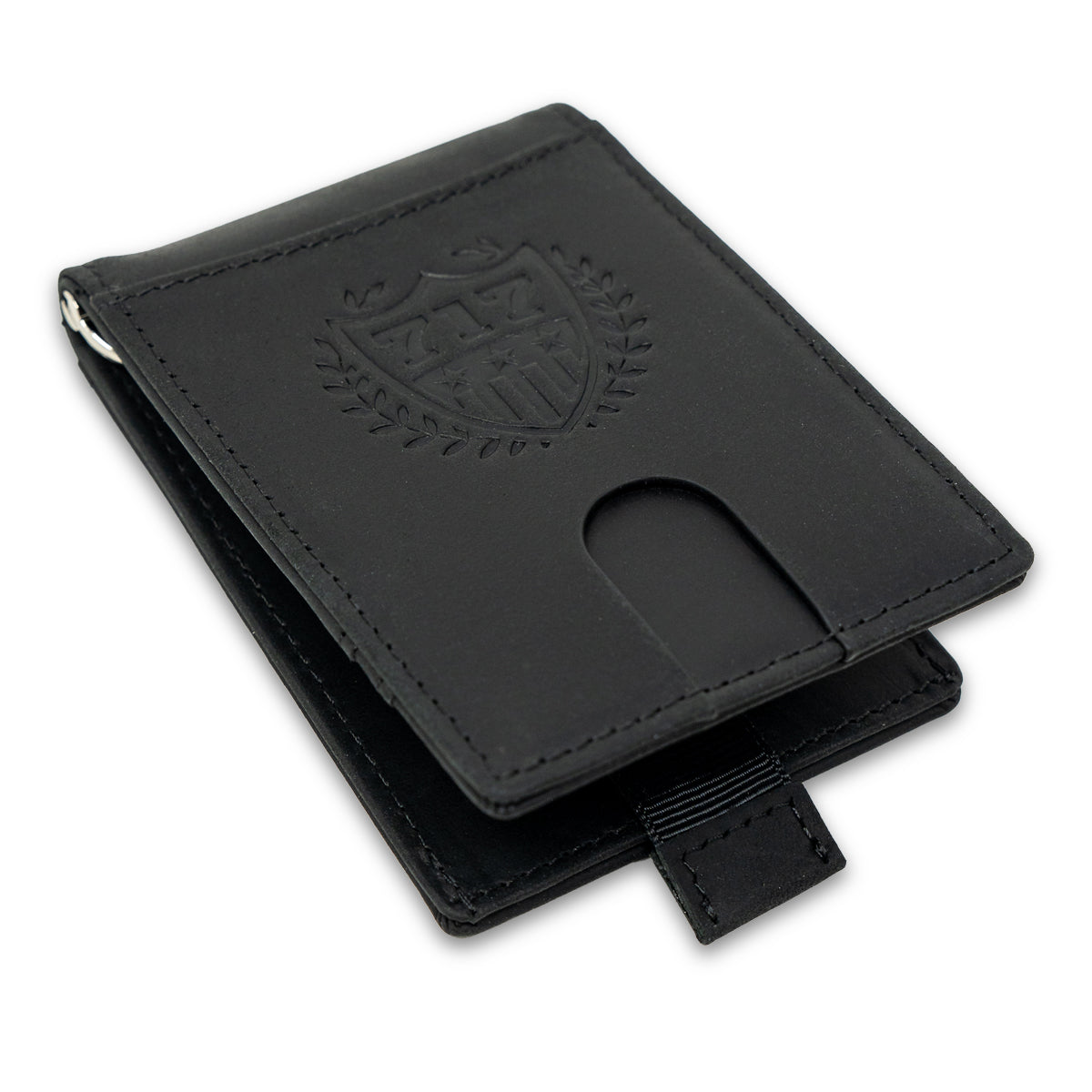 小物 blackmeans leather wallet black 717 Leather Wallet
