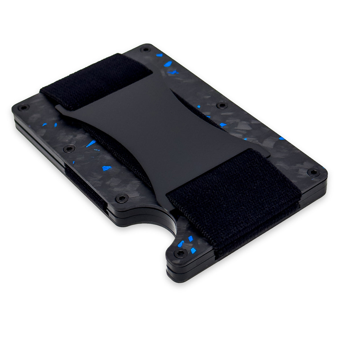 717 Supply Forged Carbon Wallet - Black & Blue