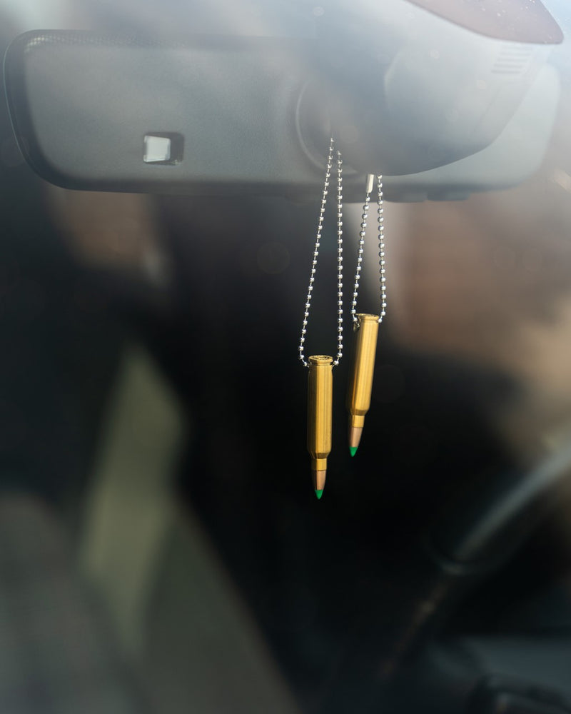556 Double Bullet Keychain / Mirror Hanger