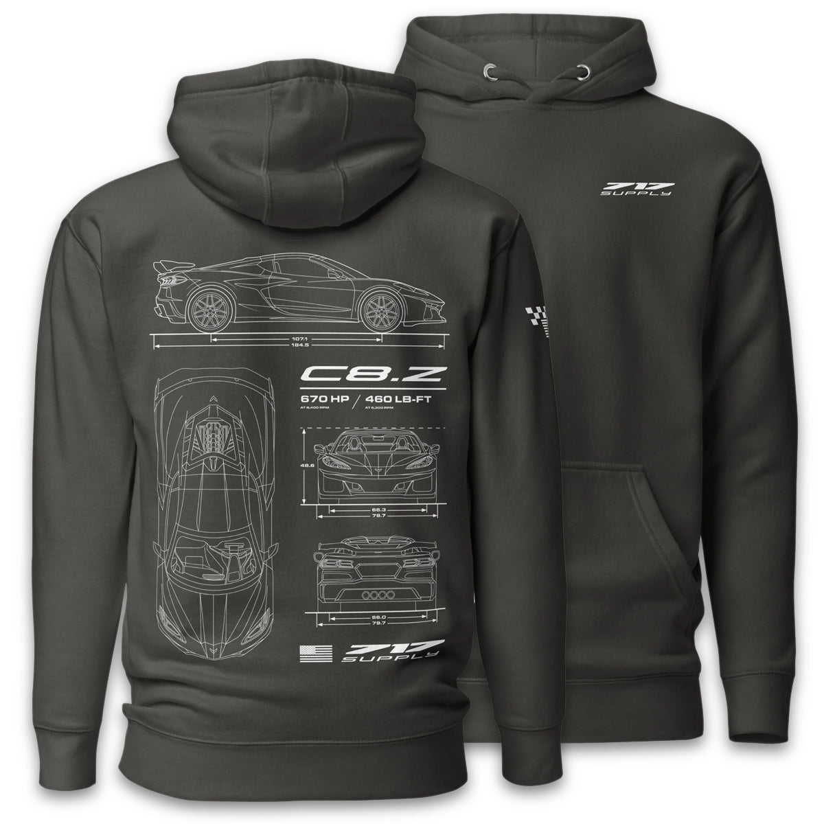 C8.Z Blueprint Hoodie