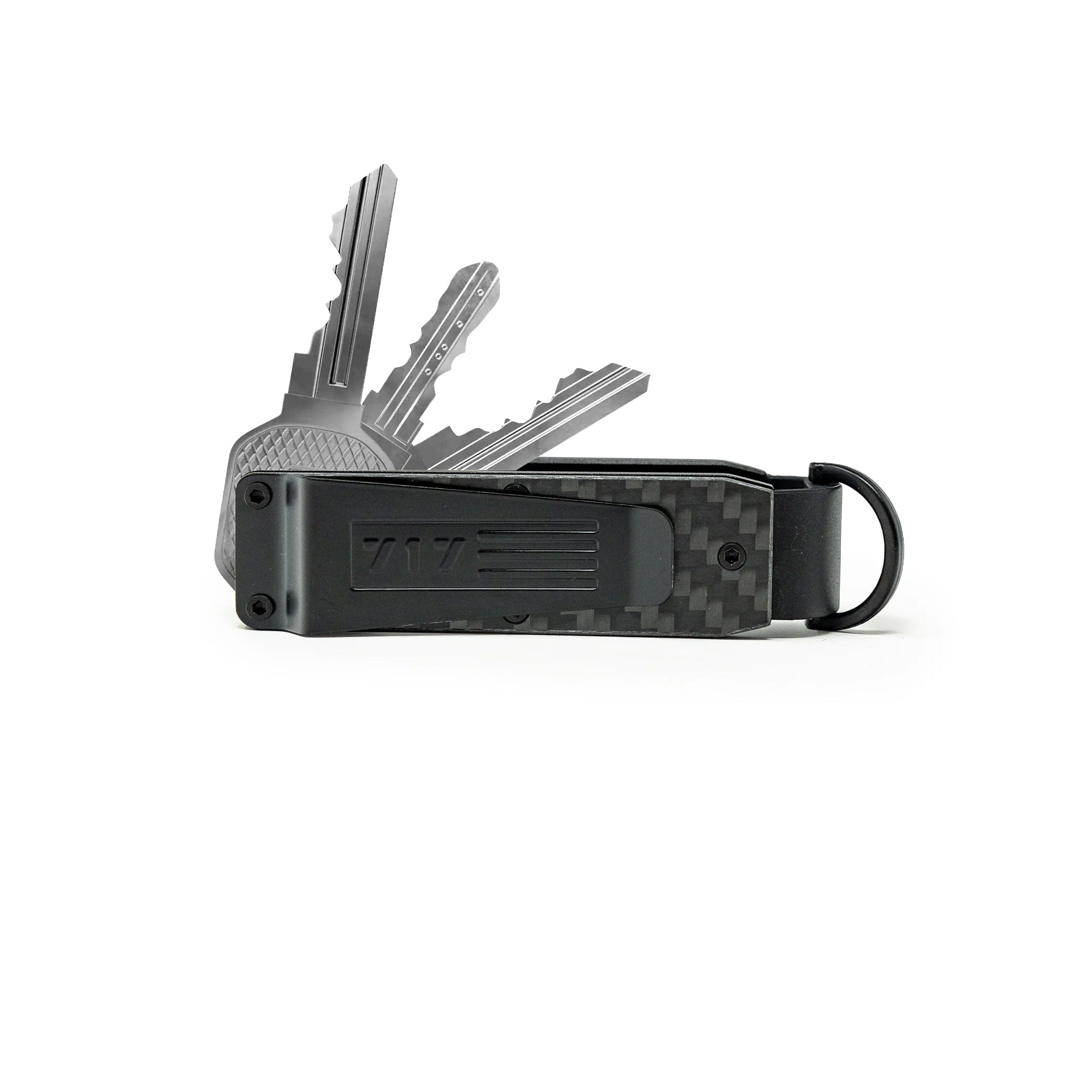 Black Carbon Keycase Folder