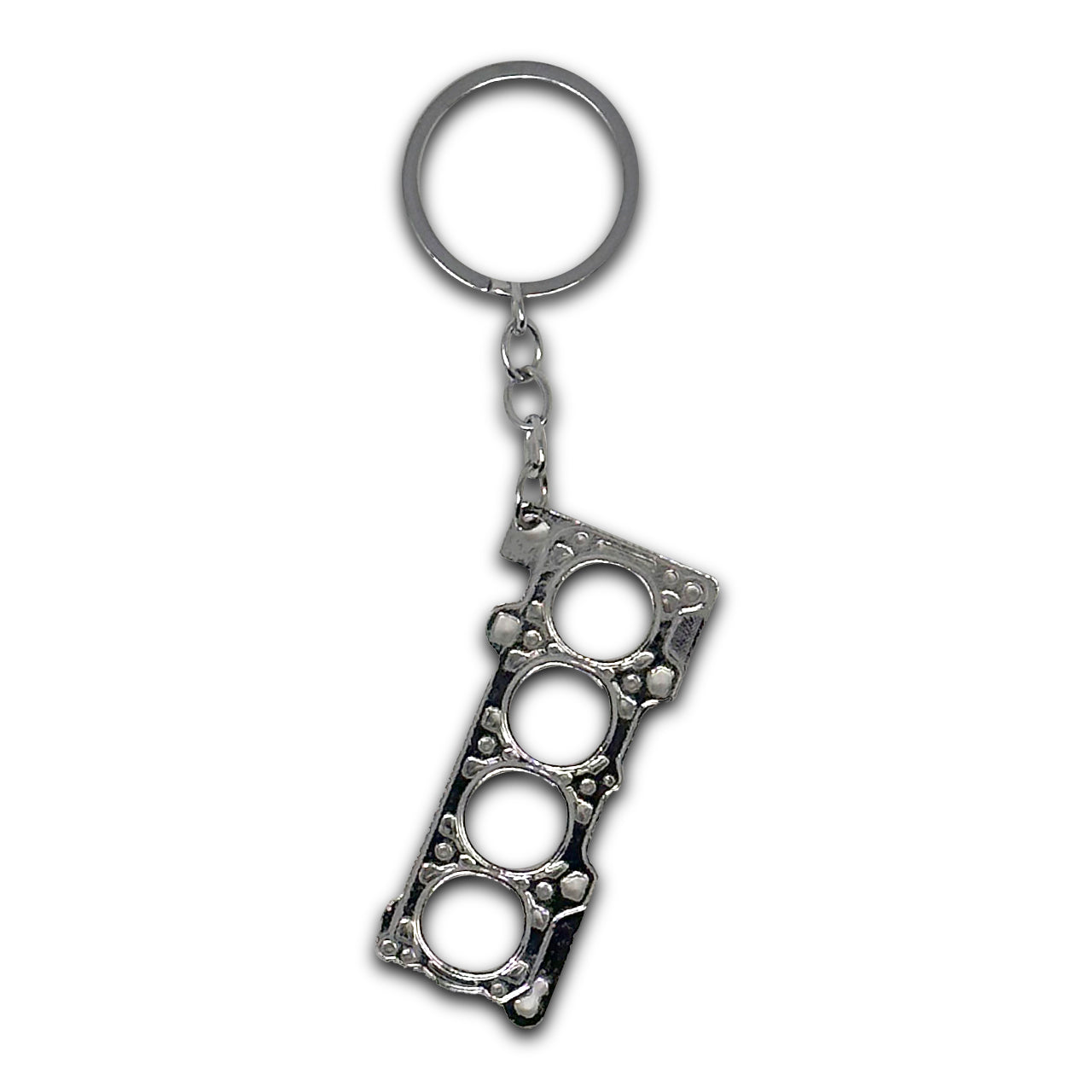 Silver Head Gasket Keychain