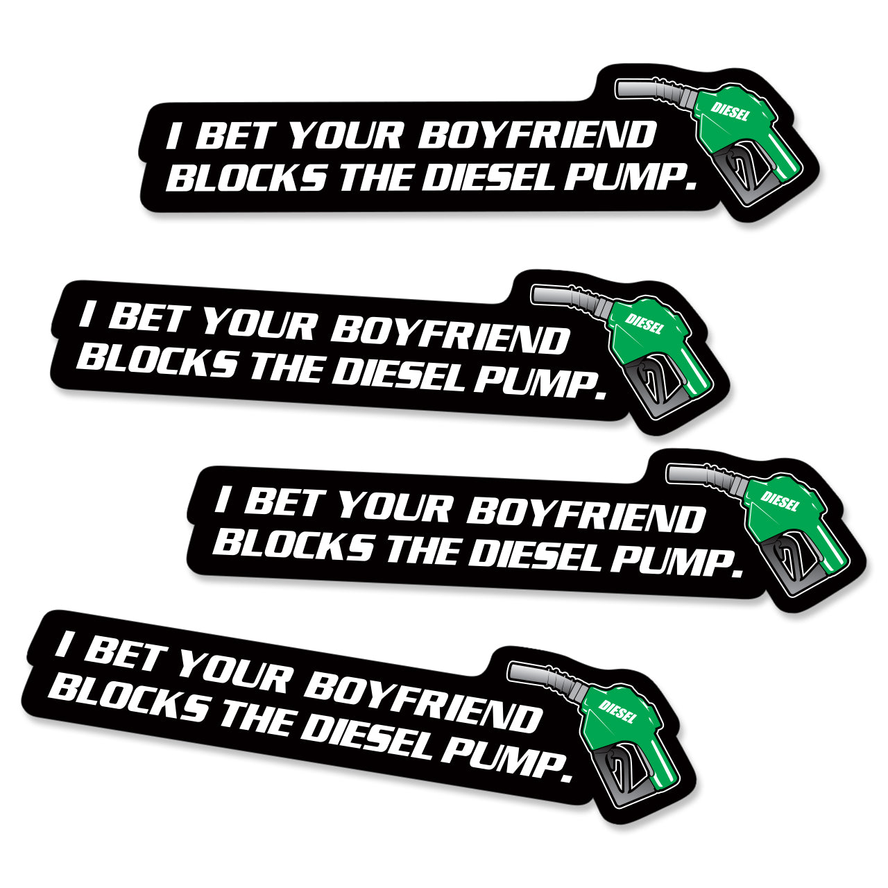 Diesel Blocker Sticker - 4 Pack