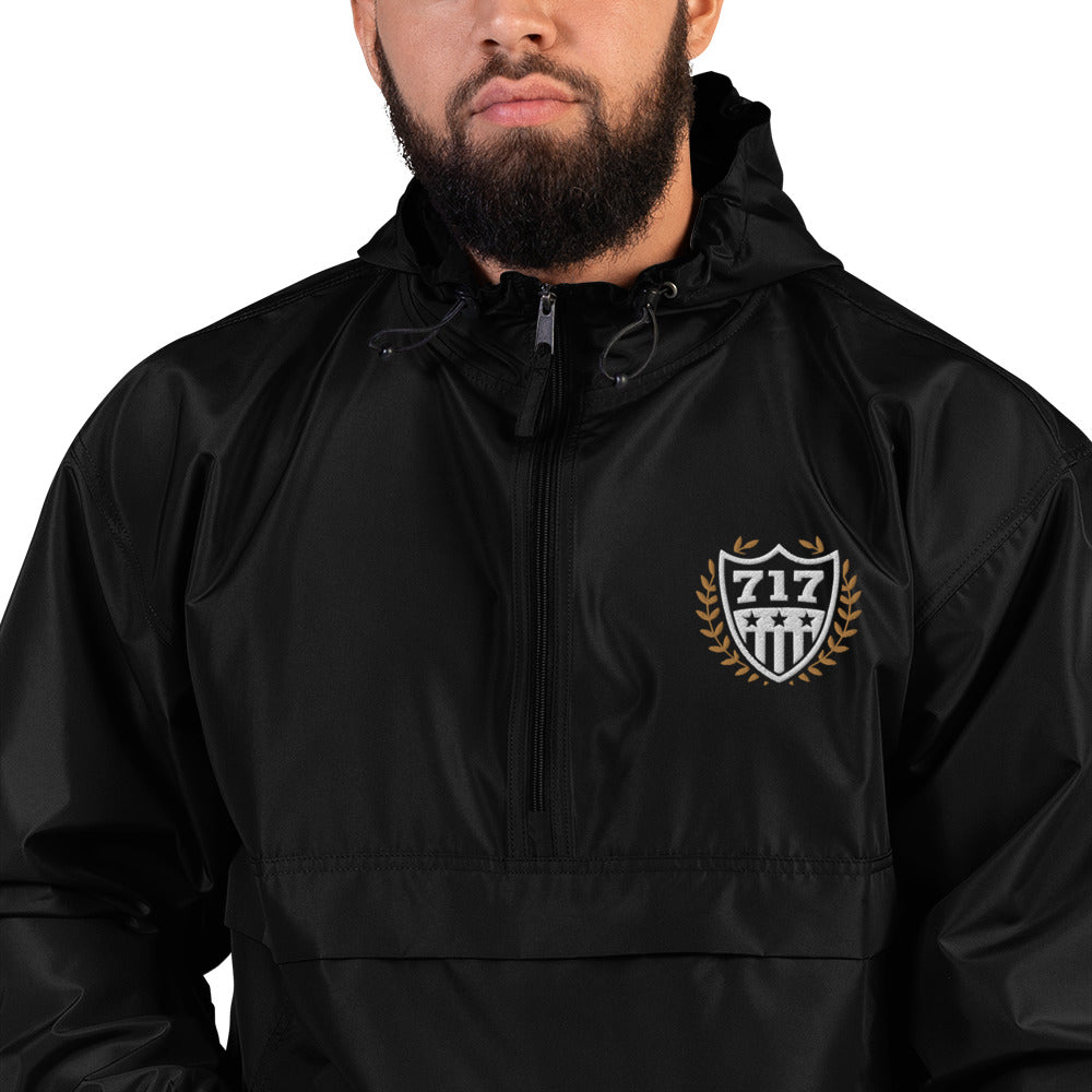 717 Champion Black Packable Jacket