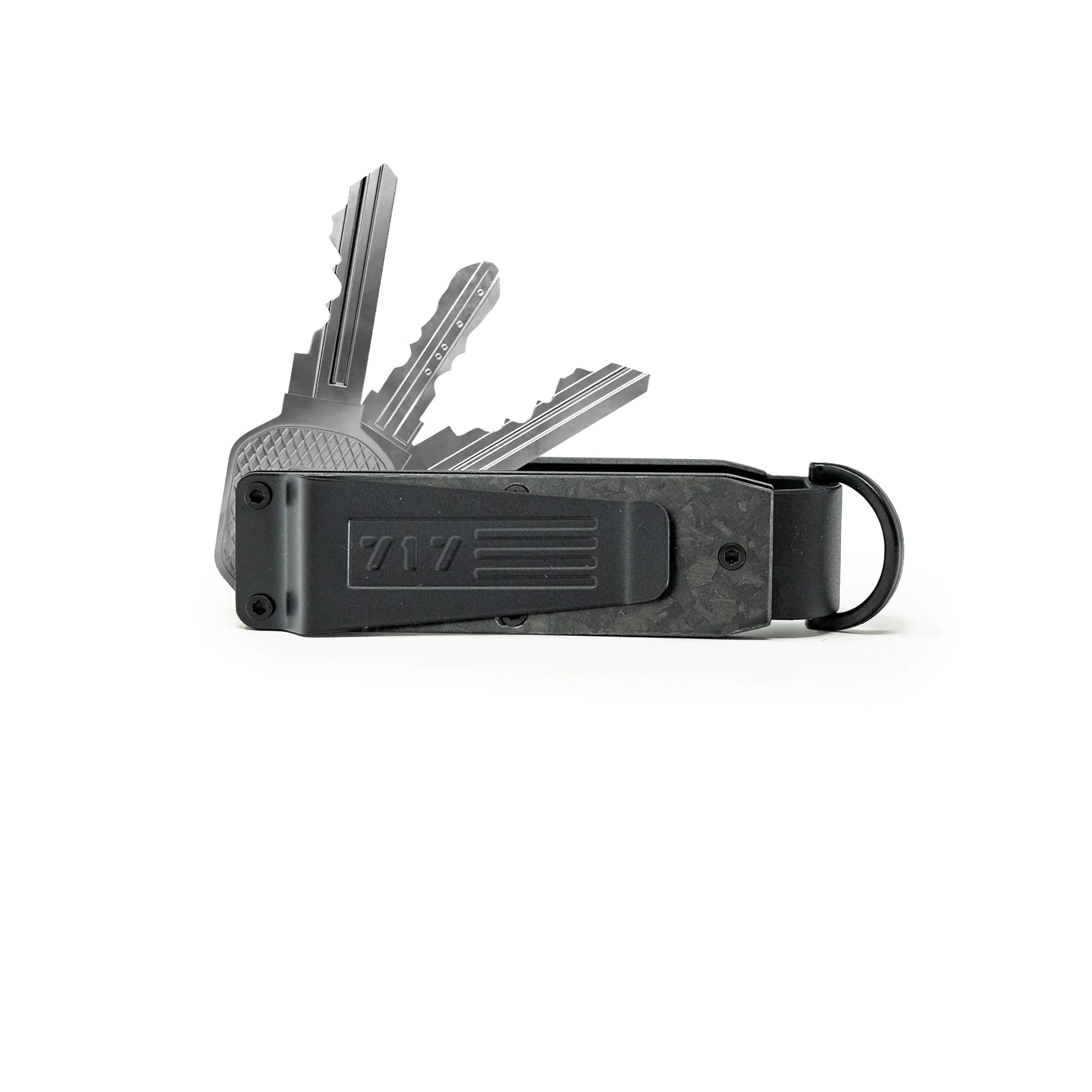 Black Carbon Forged Keycase Folder