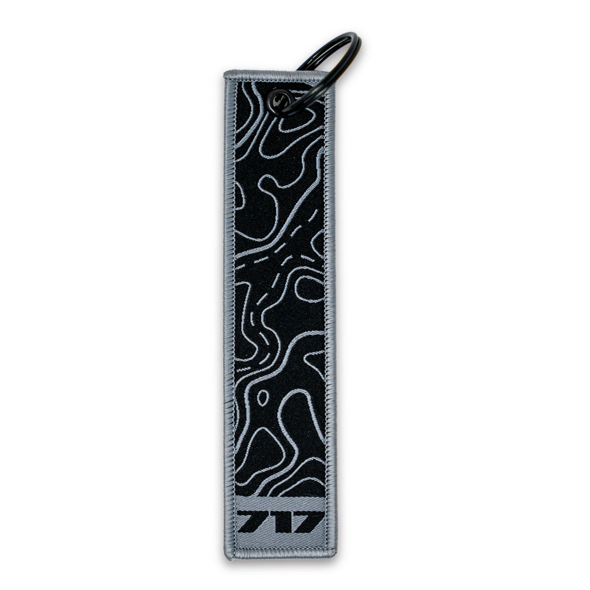 717 Grey Topo Keytag