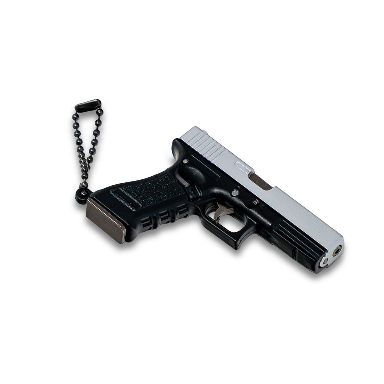 Pew Pew Keychain - Black/Silver