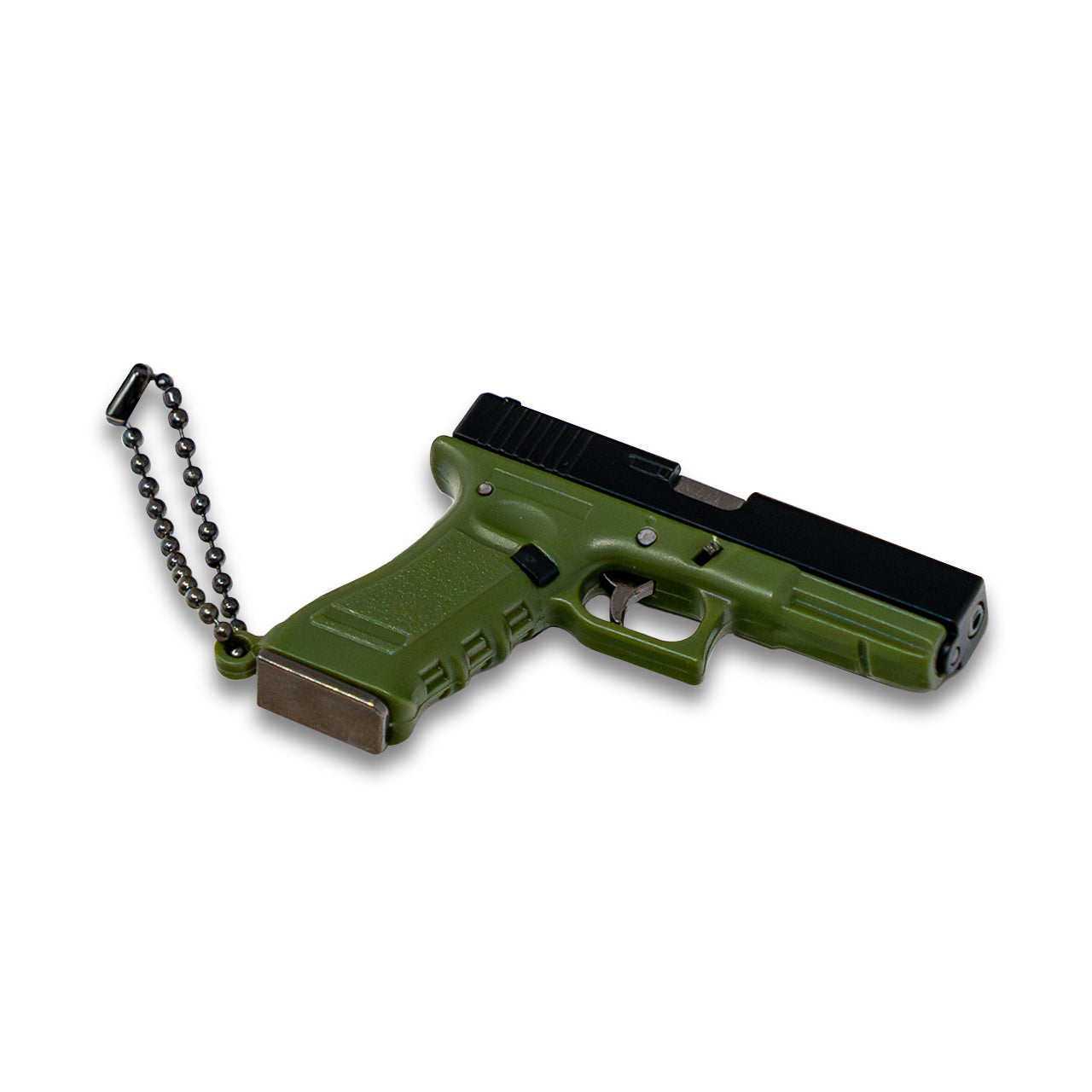 Pew Pew Keychain - Green/Black