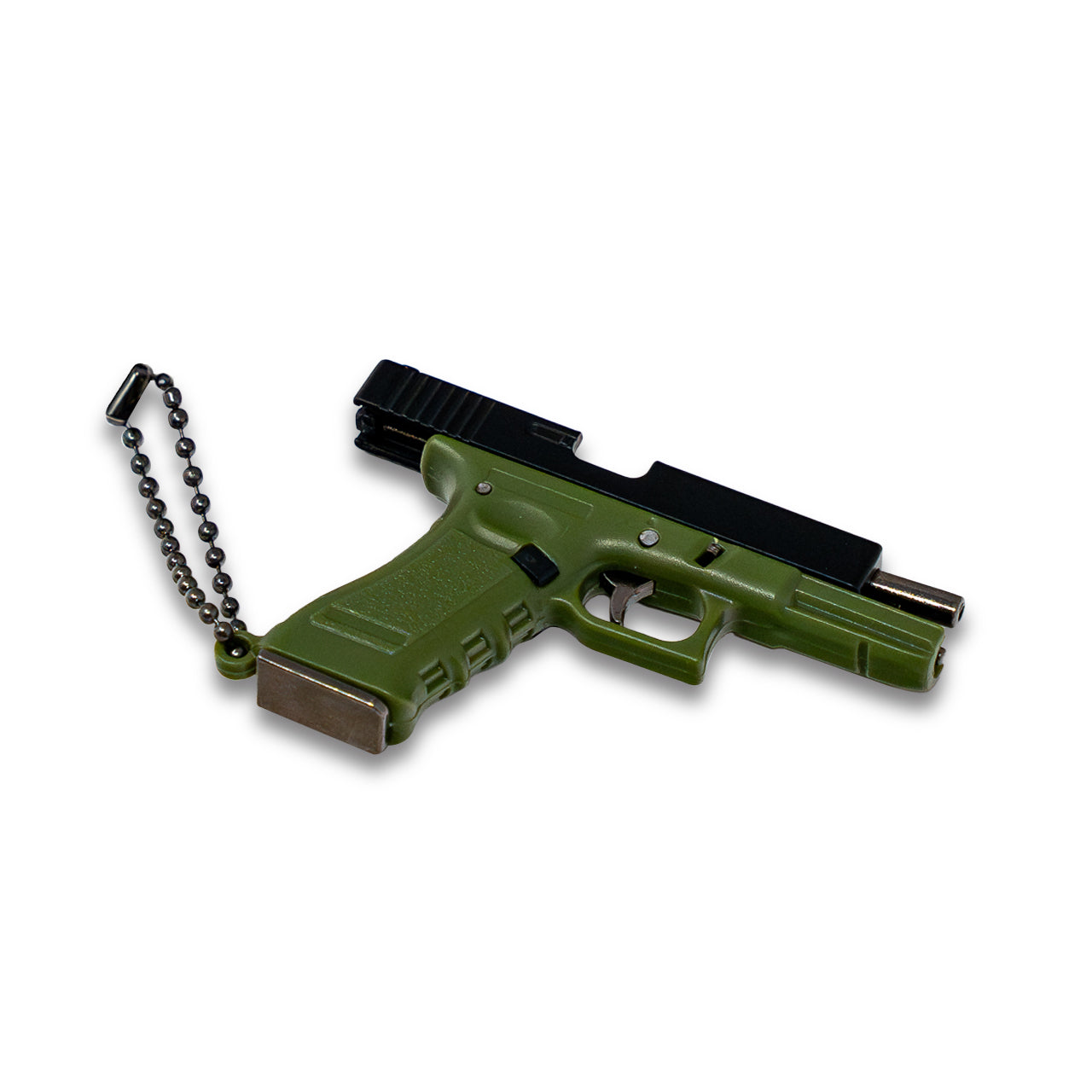 Pew Pew Keychain - Green/Black