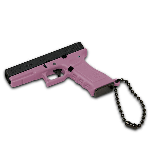 Pew Pew Keychain - Pink/Black
