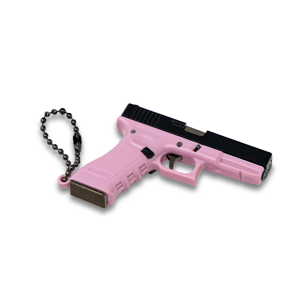 Pew Pew Keychain - Pink/Black