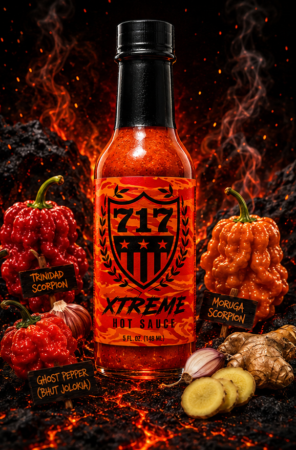 717 Xtreme Hot Sauce - USA Grown & Made