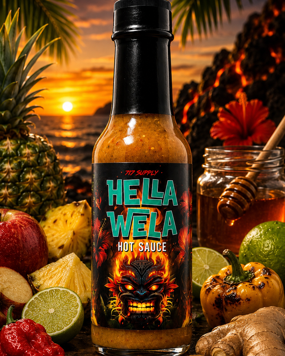 Hella Wela Hot Sauce - USA Grown & Made