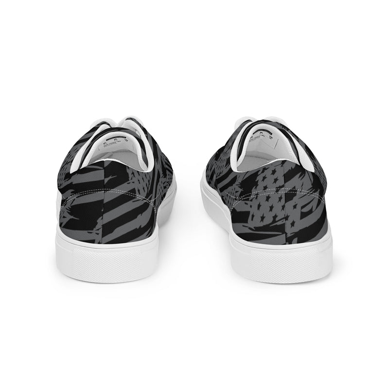 Old Glory Black/Gray Canvas Shoes