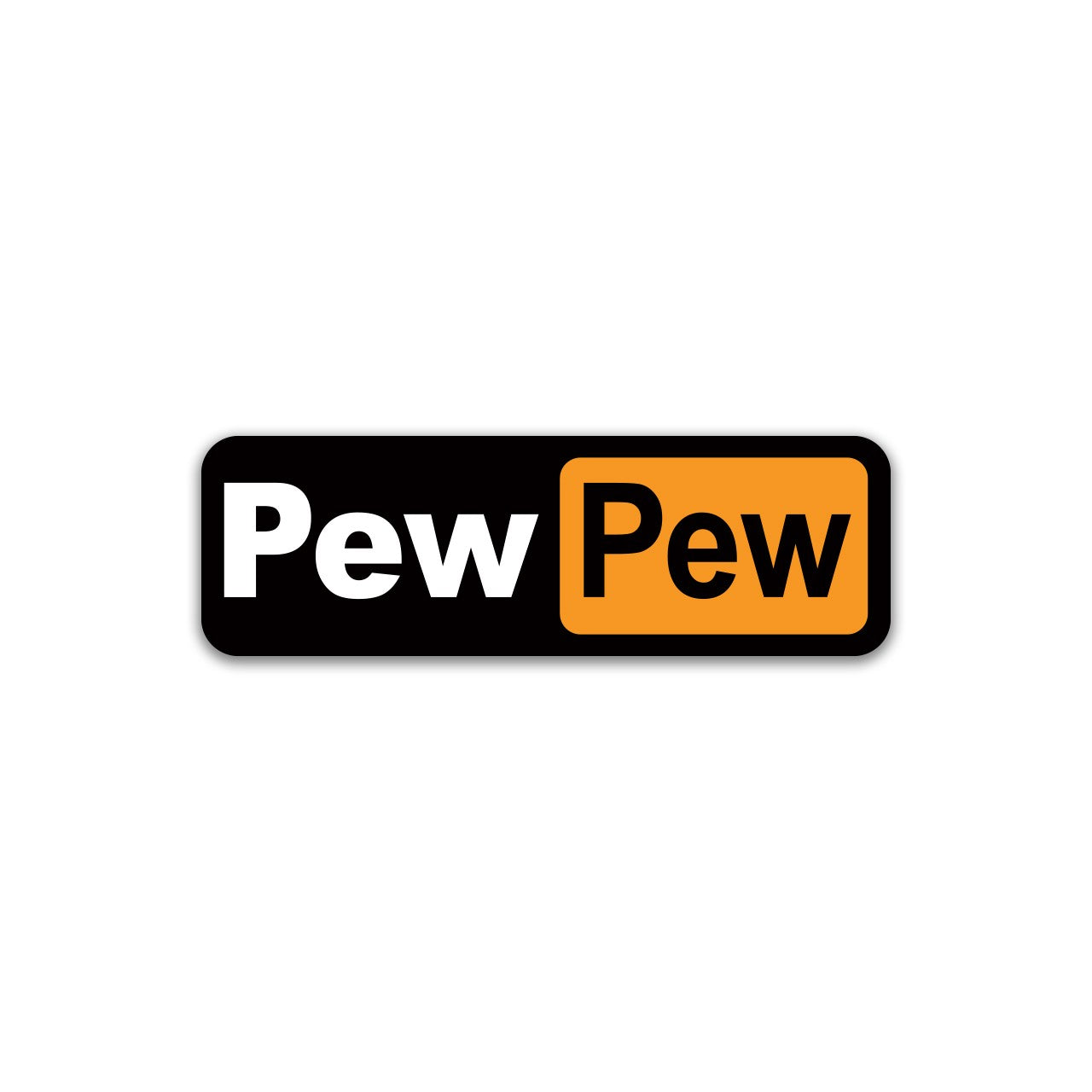 Pew Hub Sticker