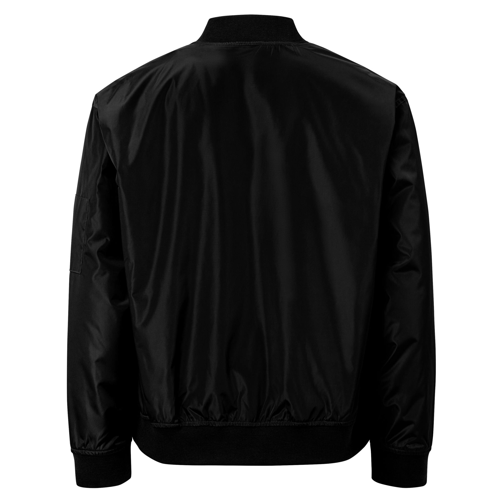 USA Black Bomber Jacket