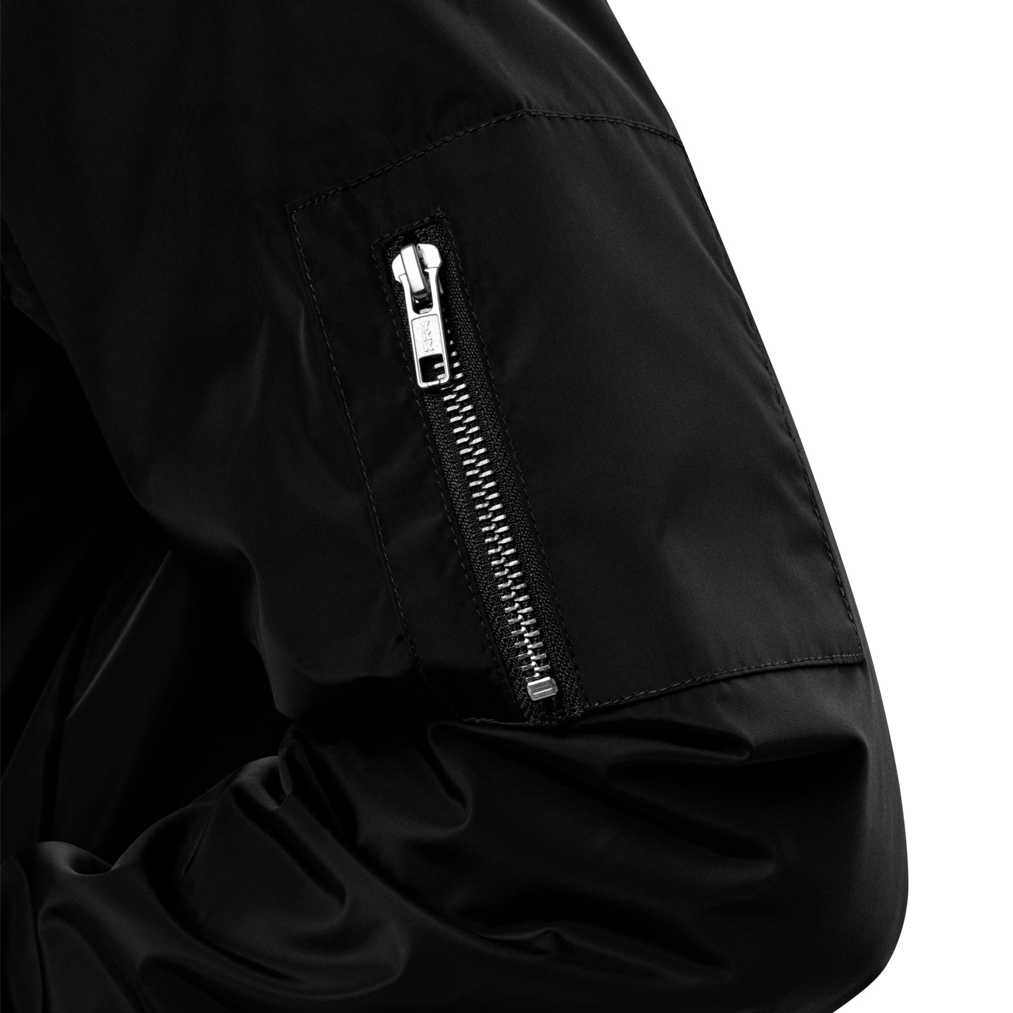 USA Black Bomber Jacket