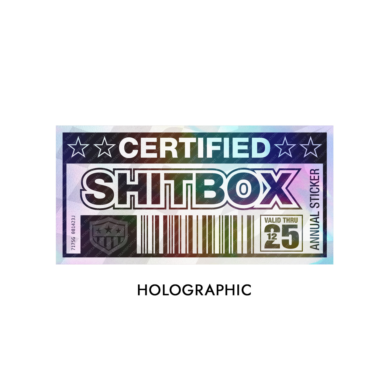 Certified S-Box Sticker