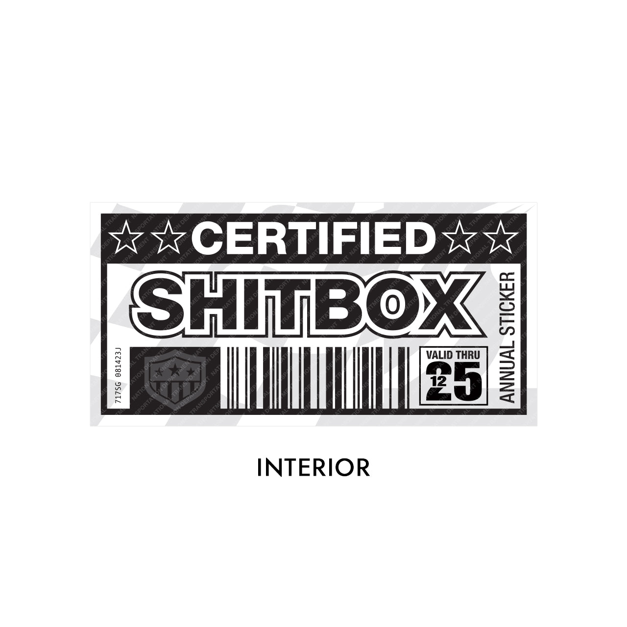 Certified S-Box Sticker