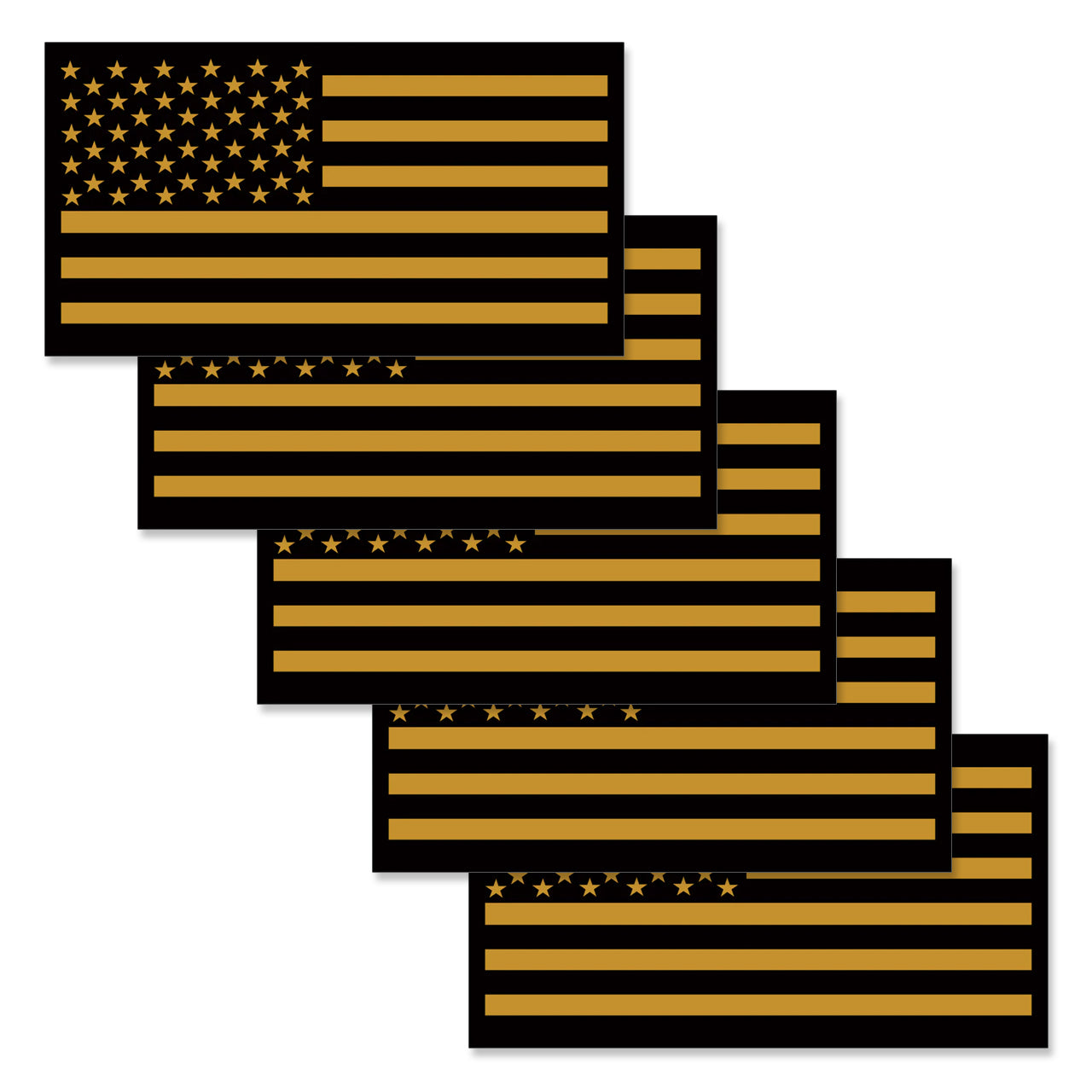 Stars & Stripes Sticker - Packs of 5