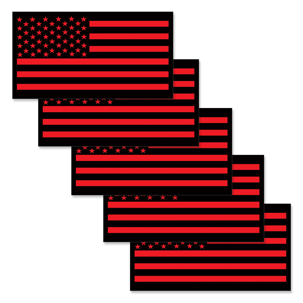 Stars & Stripes Sticker - Packs of 5