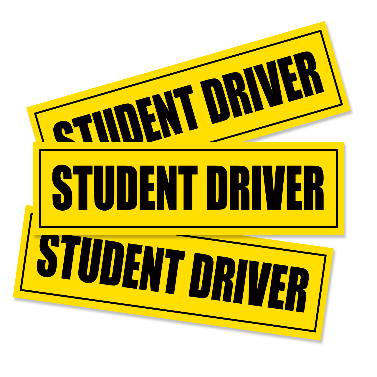 Student Driver Sticker - 3 Pack